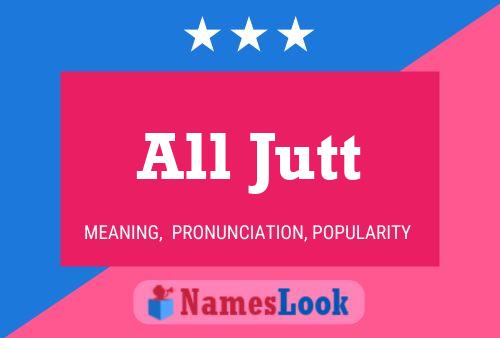 All Jutt Name Poster