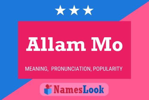 Allam Mo Name Poster