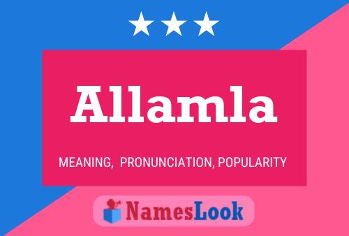 Allamla Name Poster