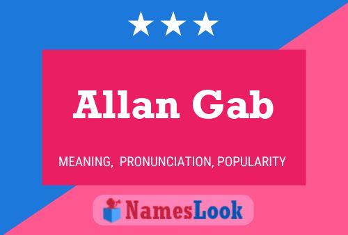 Allan Gab Name Poster