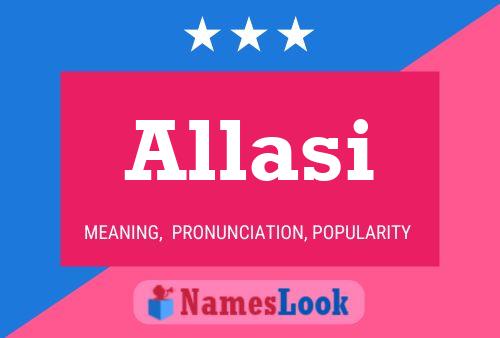 Allasi Name Poster