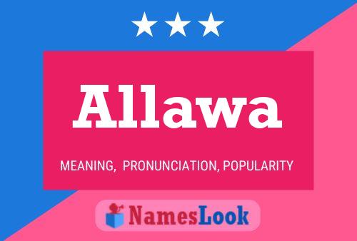 Allawa Name Poster