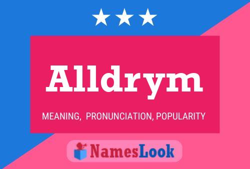 Alldrym Name Poster