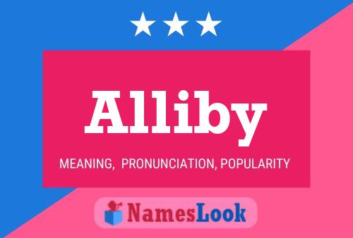 Alliby Name Poster