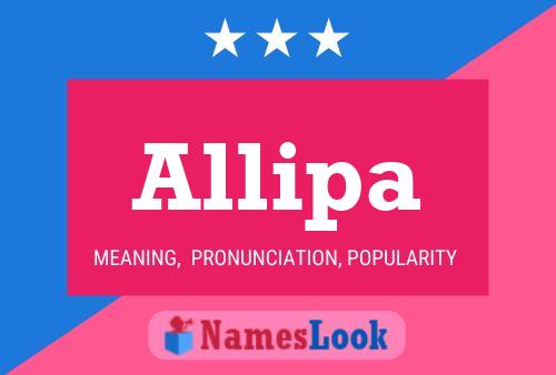 Allipa Name Poster