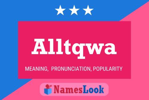 Alltqwa Name Poster