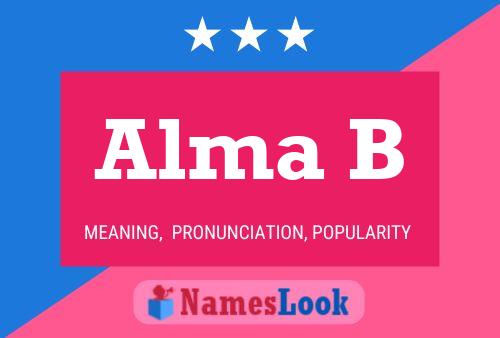 Alma B Name Poster