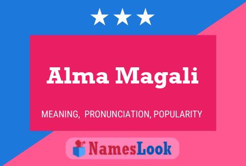 Alma Magali Name Poster