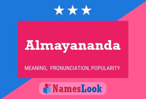 Almayananda Name Poster