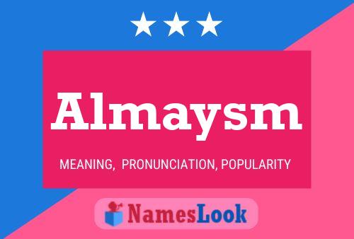 Almaysm Name Poster