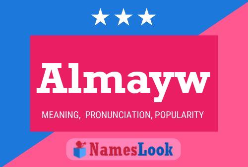 Almayw Name Poster