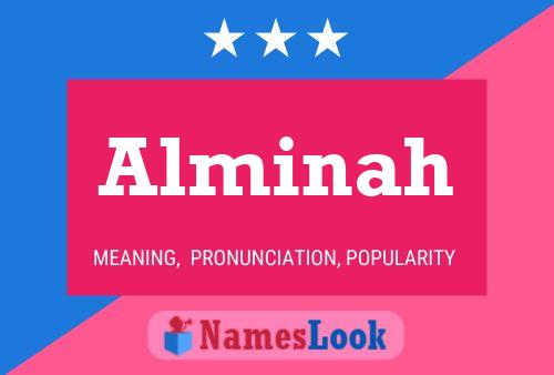 Alminah Name Poster