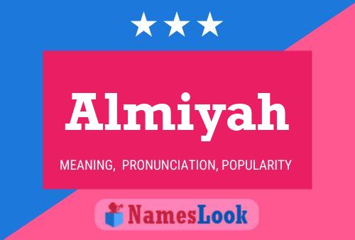 Almiyah Name Poster