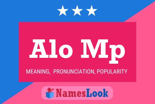 Alo Mp Name Poster