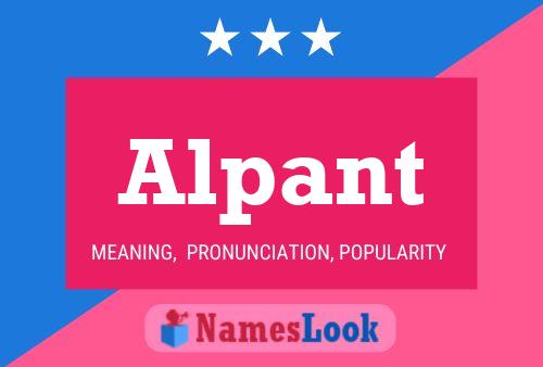 Alpant Name Poster