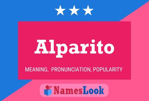 Alparito Name Poster