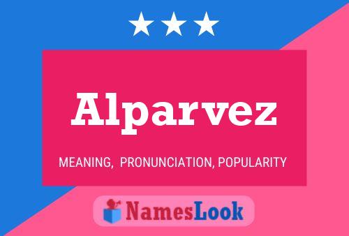 Alparvez Name Poster