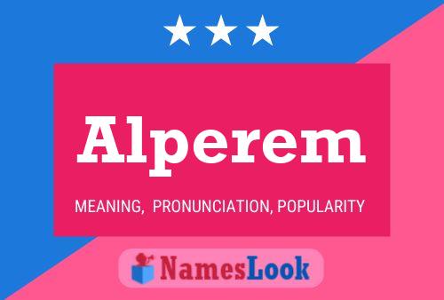 Alperem Name Poster