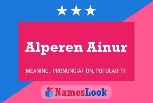 Alperen Ainur Name Poster