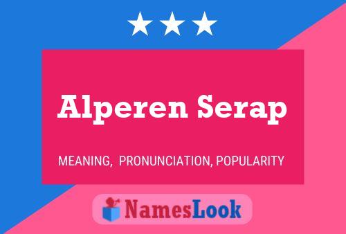 Alperen Serap Name Poster