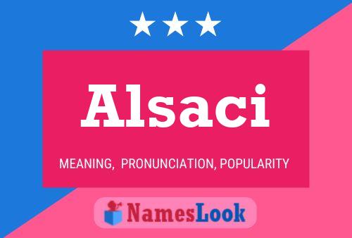 Alsaci Name Poster