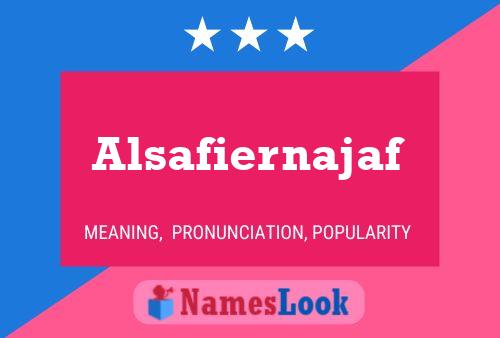 Alsafiernajaf Name Poster