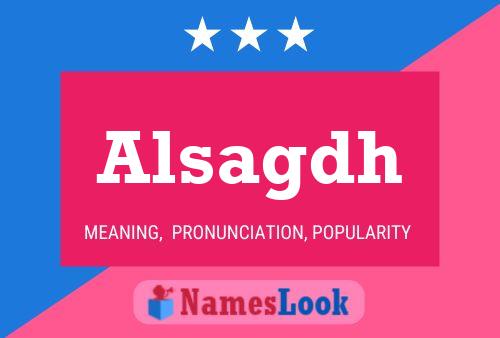 Alsagdh Name Poster