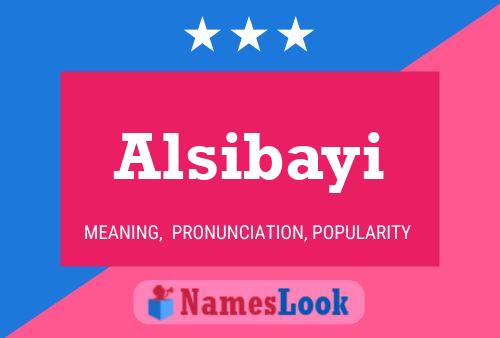 Alsibayi Name Poster