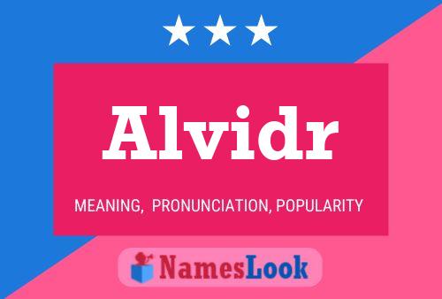 Alvidr Name Poster