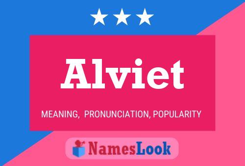 Alviet Name Poster