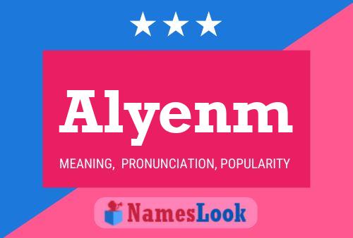 Alyenm Name Poster