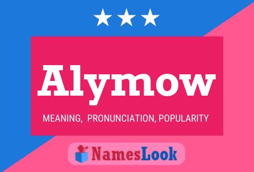 Alymow Name Poster