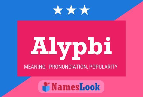 Alypbi Name Poster