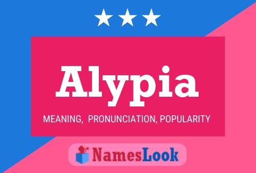 Alypia Name Poster