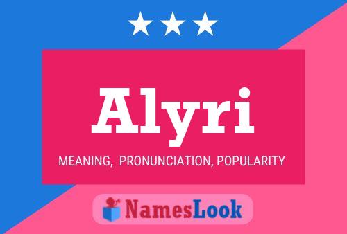 Alyri Name Poster