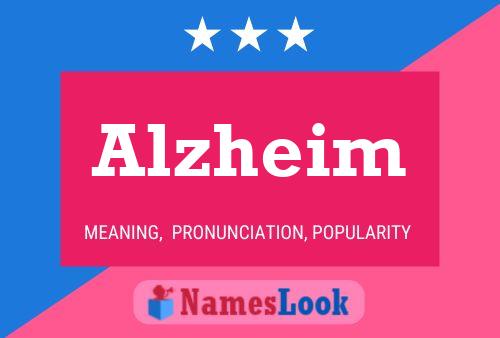 Alzheim Name Poster