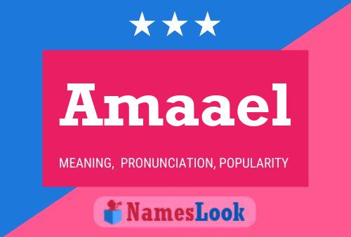 Amaael Name Poster