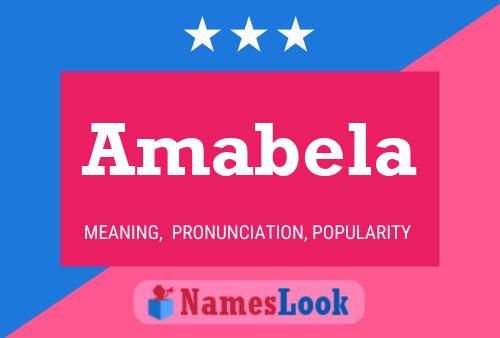 Amabela Name Poster