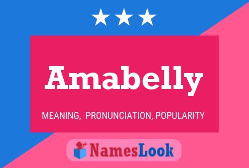 Amabelly Name Poster