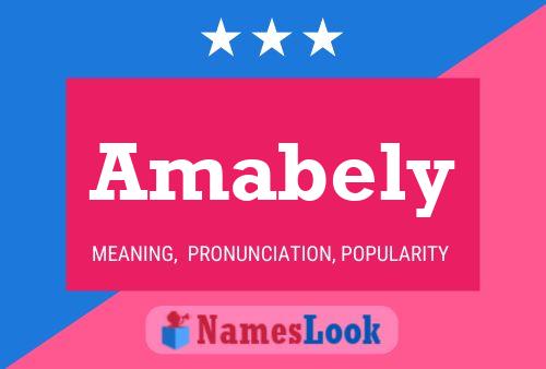 Amabely Name Poster