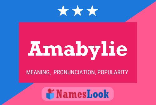 Amabylie Name Poster