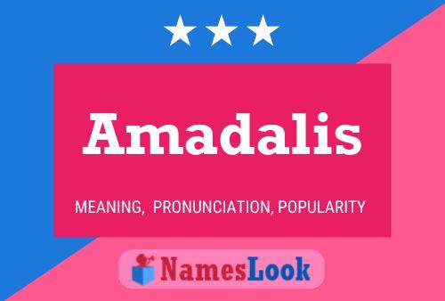 Amadalis Name Poster