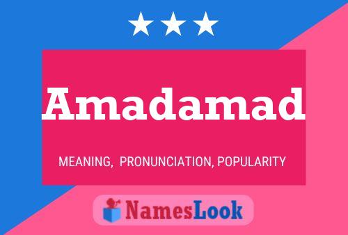 Amadamad Name Poster