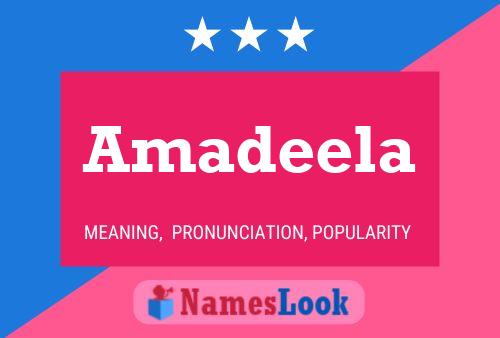 Amadeela Name Poster