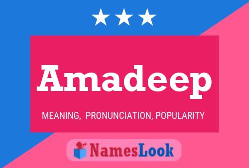 Amadeep Name Poster