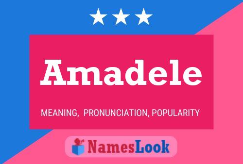 Amadele Name Poster