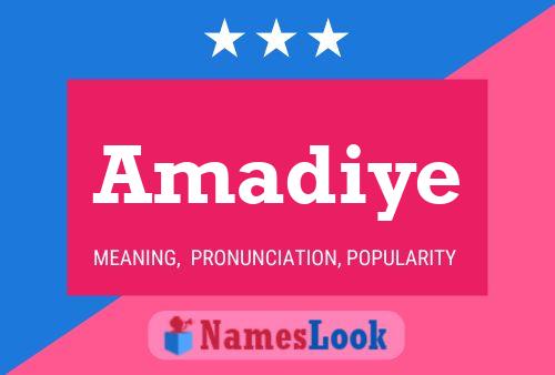 Amadiye Name Poster