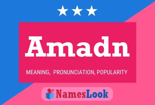 Amadn Name Poster