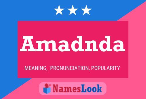 Amadnda Name Poster