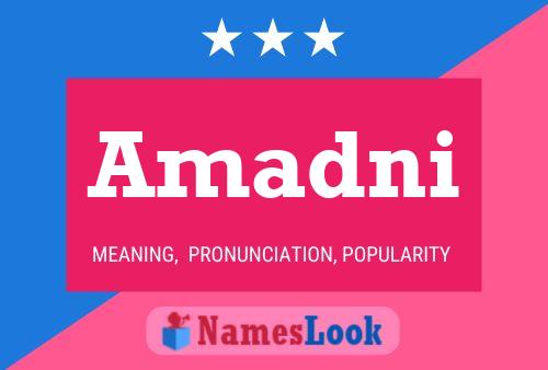 Amadni Name Poster